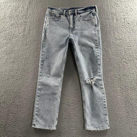 Gap Womens Jeans Blue Size 28 | 6P Cigarette High Rise Denim Cotton Blend - Picture 1 of 12